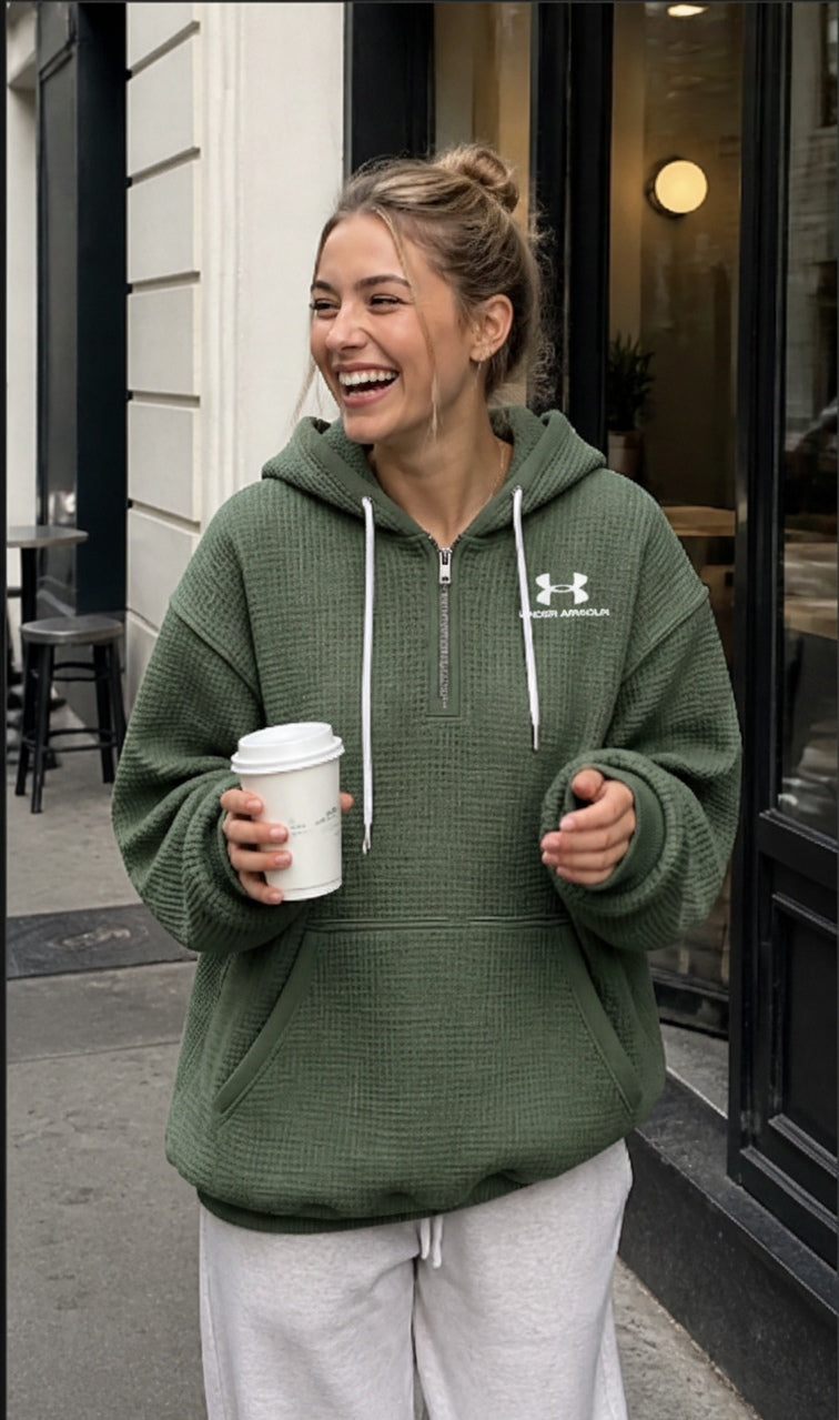 Unisex Waffle Knit Hoodie, Your Daily Must‑Have