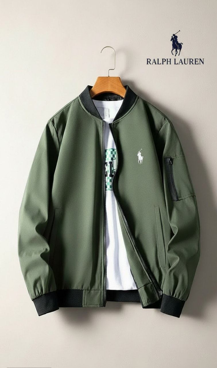 ✨ Casual Zip‑Up Baseball Collar Outerwear