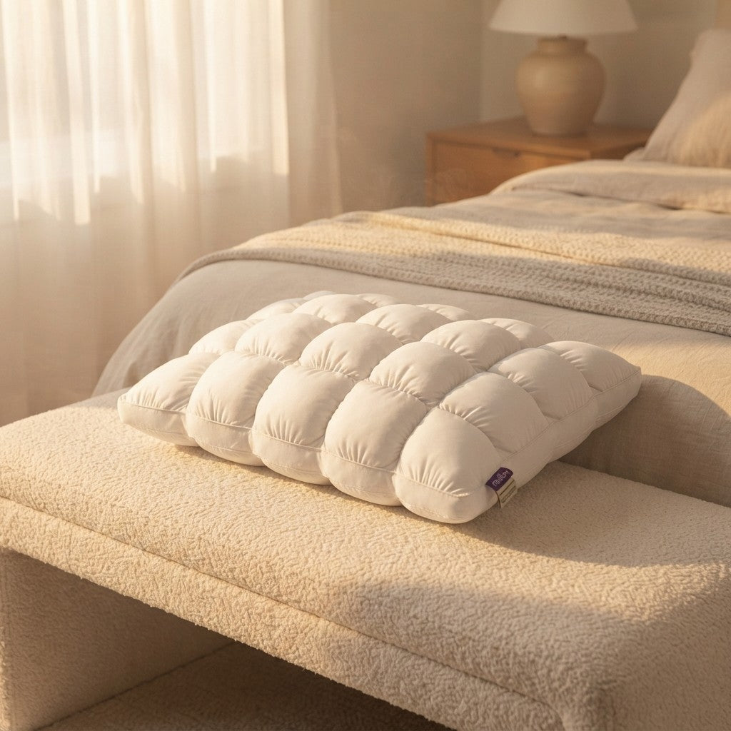 Cooling Puff Grid Pillow